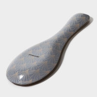 Подставка стеклянная под ложку Доляна &laquo;Золотое перо&raquo;, 23,5&times;8,3 см