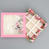 Коробка для конфет, кондитерская упаковка, 9 ячеек, «Любимому воспитателю» 14.5 х 14.5 х 3.5 см Коробка для конфет, кондитерская упаковка, 9 ячеек, «Любимому воспитателю» 14.5 х 14.5 х 3.5 см