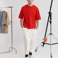 Футболка оверсайз унисекс Kosmos 2.0, красная, размер XL/XXL