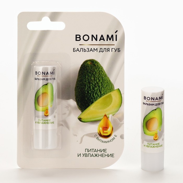 Бальзам для губ с витамином Е, увлажнение и питание, 3.5 г, BONAMI Бальзам для губ с витамином Е, увлажнение и питание, 3.5 г, BONAMI
