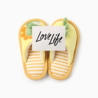 Тапочки детские, размер 32-33, цвет желтый