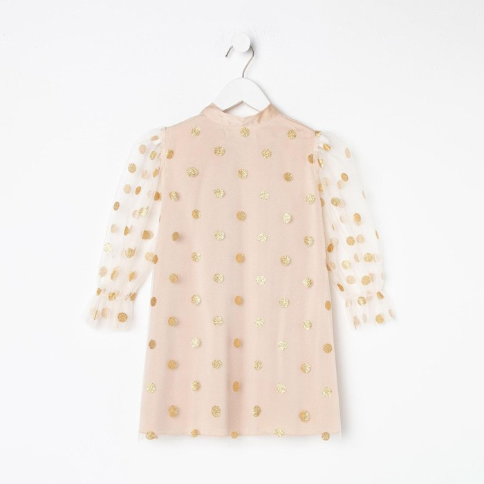 Платье детское KAFTAN горошек, рост 98-104 см