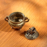 Курильница для благовоний конусов "Проснувшийся дракон", 5,5х3,7 см Курильница для благовоний конусов "Проснувшийся дракон", 5,5х3,7 см