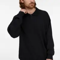 Свитшот оверсайз унисекс S6, черный, размер XS/S