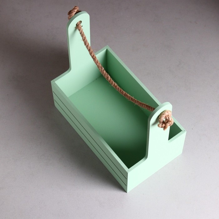 Набор кашпо деревянных 3 в 1 (29&times;18&times;33; 25&times;15&times;30; 21&times;12&times;23) "Аром", Оливковый