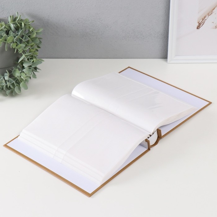 Фотоальбом на 200 фото 10х15 см "Крафт" МИКС 5,5х20,8х26,5 см