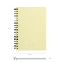 Тетрадь А6 на спирали, 80 листов в клетку, ErichKrause Pastel, пластиковая обложка, блок офсет 100% белизна, МИКС Тетрадь А6 на спирали, 80 листов в клетку, ErichKrause Pastel, пластиковая обложка, блок офсет 100% белизна, МИКС