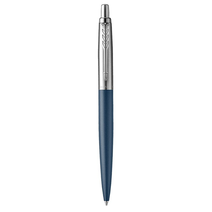 Ручка шариковая Parker Jotter XL K69 Matte Blue CT M, корпус из нержавеющей стали, синие чернила Ручка шариковая Parker Jotter XL K69 Matte Blue CT M, корпус из нержавеющей стали, синие чернила