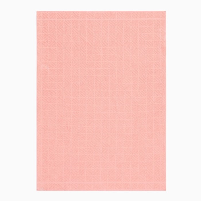 Полотенце махровое Плитка 100х150см, морковный, 360г/м, хл100%