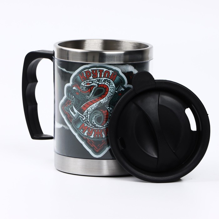 Новый год. Термокружка &laquo;Крутой мужик&raquo;, 400 мл