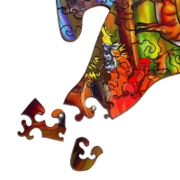 Пазл деревянный фигурный &laquo;Сказочный лес&raquo;, 143 элементов