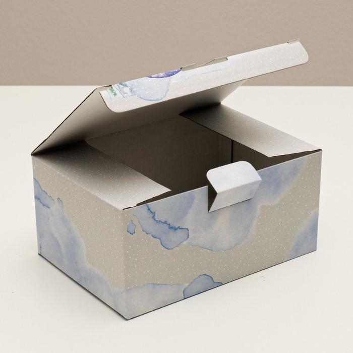 Коробка подарочная новогодняя складная «Уютного Нового года», 22 х 15 х 10 см, Новый год Коробка подарочная новогодняя складная «Уютного Нового года», 22 х 15 х 10 см, Новый год