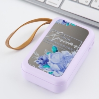 Зарядное устройство «Твоя красота вдохновляет», 5000мА, мод. PB-03, 10,4 х 6,4 см Зарядное устройство «Твоя красота вдохновляет», 5000мА, мод. PB-03, 10,4 х 6,4 см