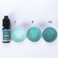 Краска (пигмент) для воска "Зеленый" 10 мл Краска (пигмент) для воска "Зеленый" 10 мл