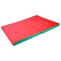 Мат, 100x75x5 см, 1 сложение, цвет красный/зелёный Мат, 100x75x5 см, 1 сложение, цвет красный/зелёный