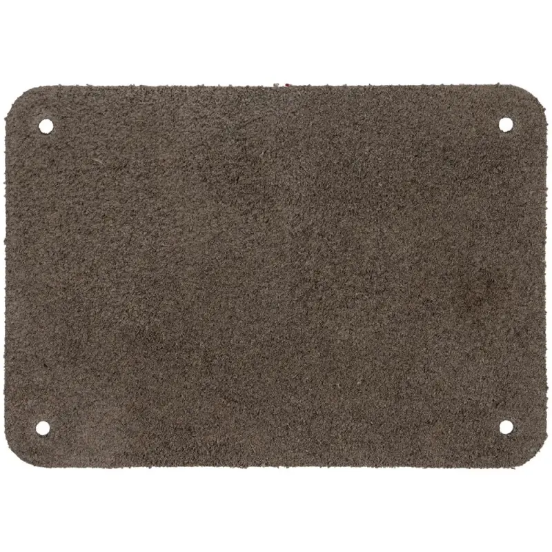 Лейбл кожаный Beta, XL, серый Лейбл кожаный Beta, XL, серый