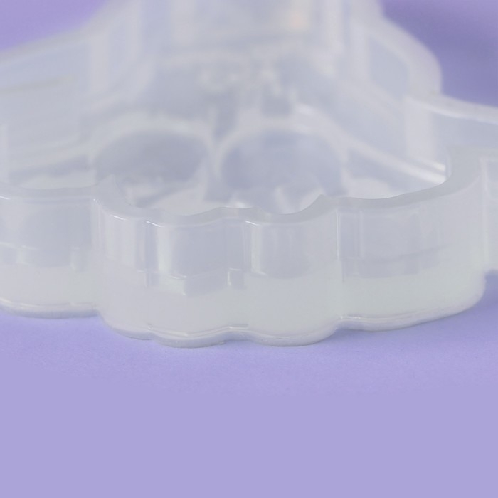 Силиконовый молд для леденцов и шоколада &laquo;Букет тюльпанов с 8 марта&raquo;, 11,5&times;9,5 см, цвет прозрачный