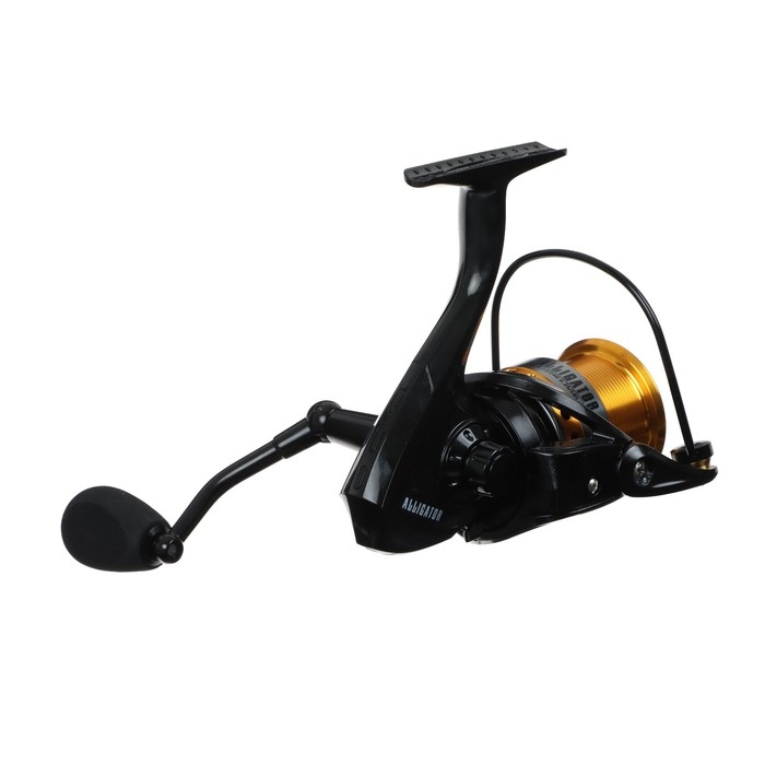 Катушка б/ин Namazu PRO Alligator NEW AL4000, 5+1 подшипник, 5.1:1, металлическая шпуля + запасная 9