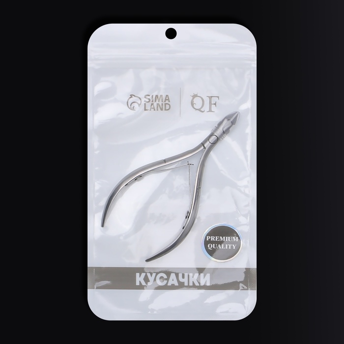 Кусачки маникюрные для кутикулы «Premium», двойная пружина, 10,5 см, длина лезвия - 7 мм, на блистере, цвет серебристый Кусачки маникюрные для кутикулы «Premium», двойная пружина, 10,5 см, длина лезвия - 7 мм, на блистере, цвет серебристый