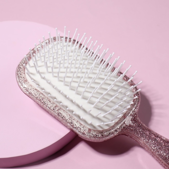 Расчёска массажная, широкая, 8 × 22 см, цвет МИКС Расчёска массажная, широкая, 8 × 22 см, цвет МИКС