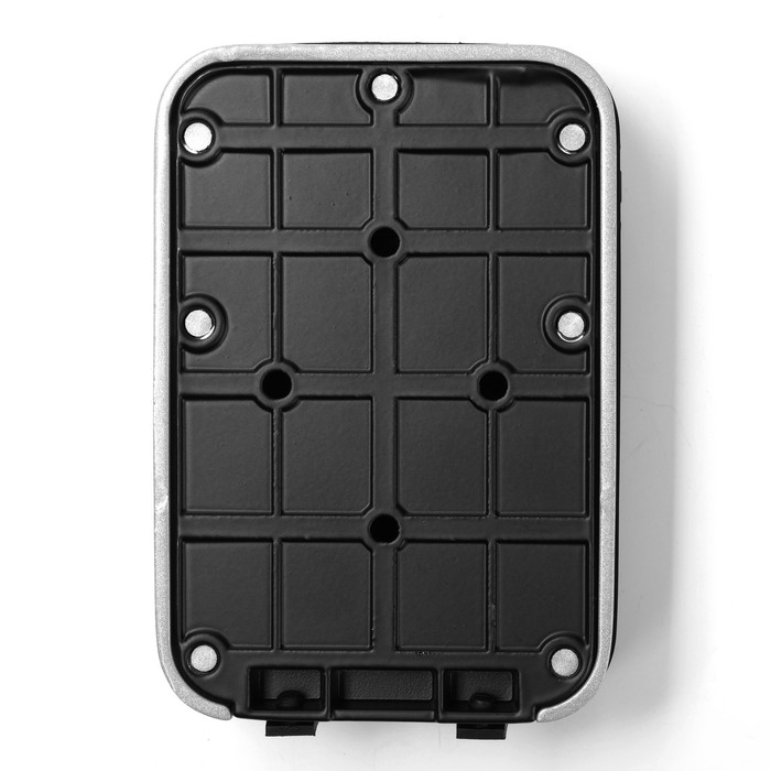 Сейф-ключница кодовая ТУНДРА, металлическая, с защитной крышкой, цвет серый/черный