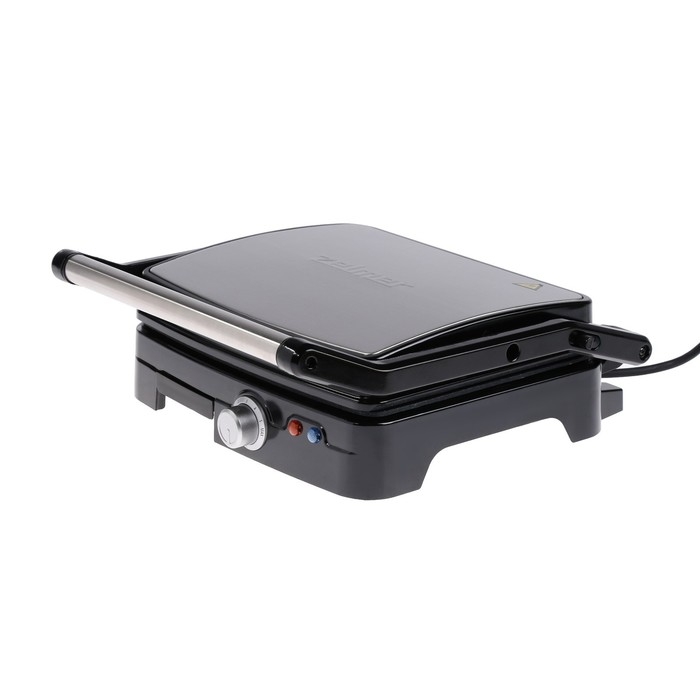 Гриль электрический Zelmer ZPR2000, 2200 Вт, антипригарное покрытие, 29х23 см, чёрно-серый Гриль электрический Zelmer ZPR2000, 2200 Вт, антипригарное покрытие, 29х23 см, чёрно-серый