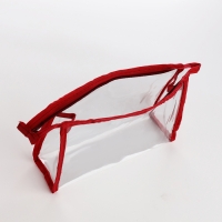 Набор косметичек 2 в 1 на молнии, цвет красный Набор косметичек 2 в 1 на молнии, цвет красный