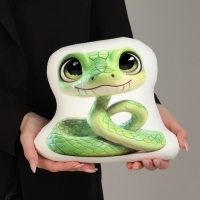 Новый год! Антистресс игрушка &laquo;Змея&raquo; зелёная