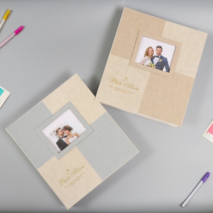 Фотоальбом на 500 фото 10х15 см "Локаничность и любовь" 34х30,5х5 см МИКС