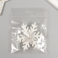 Декор для творчества "Снежинка" 6,5&times;6,5 см