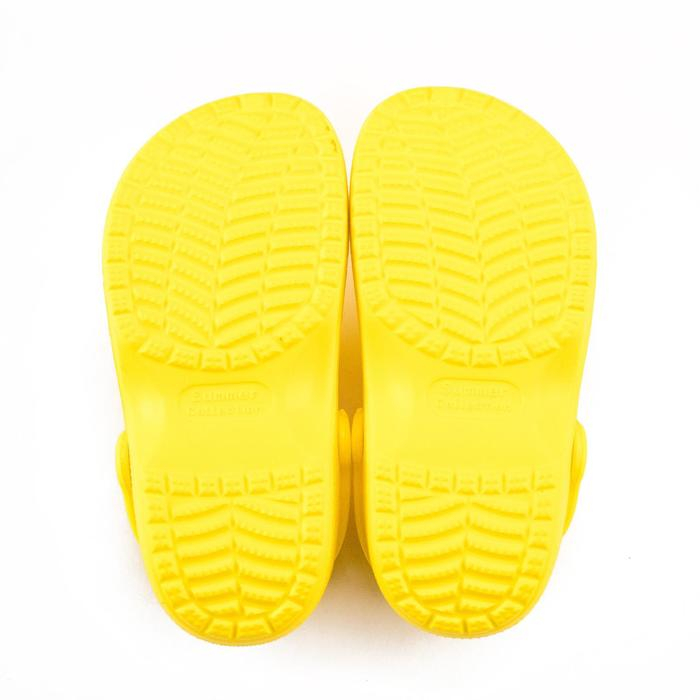 Сабо детские, цвет жёлтый МИКС, размер 27