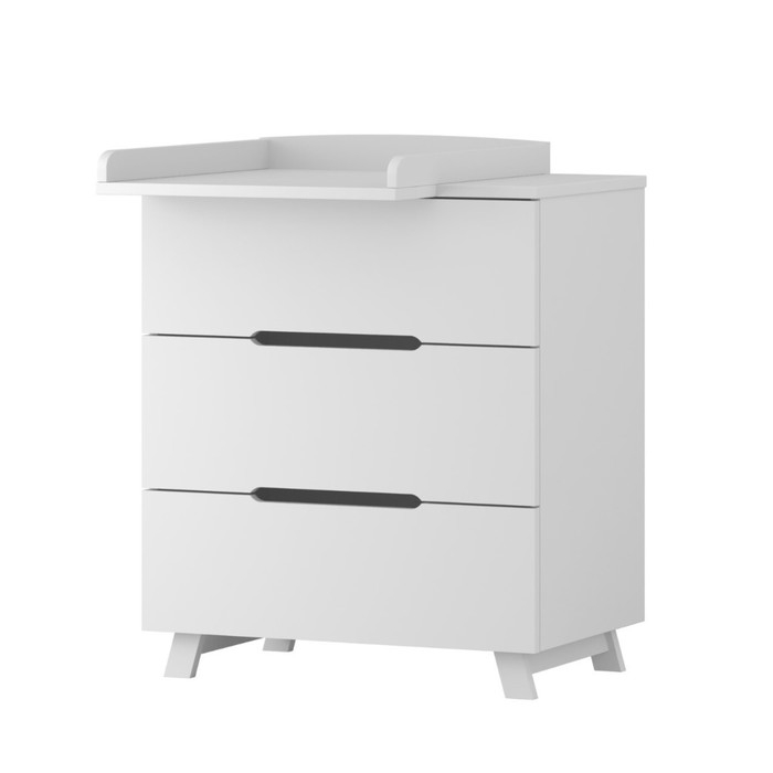 Комод пеленальный детский ИНКАНТО Anniken LUX 800/3, 80х45х92 см., 3 ящика, цвет белый