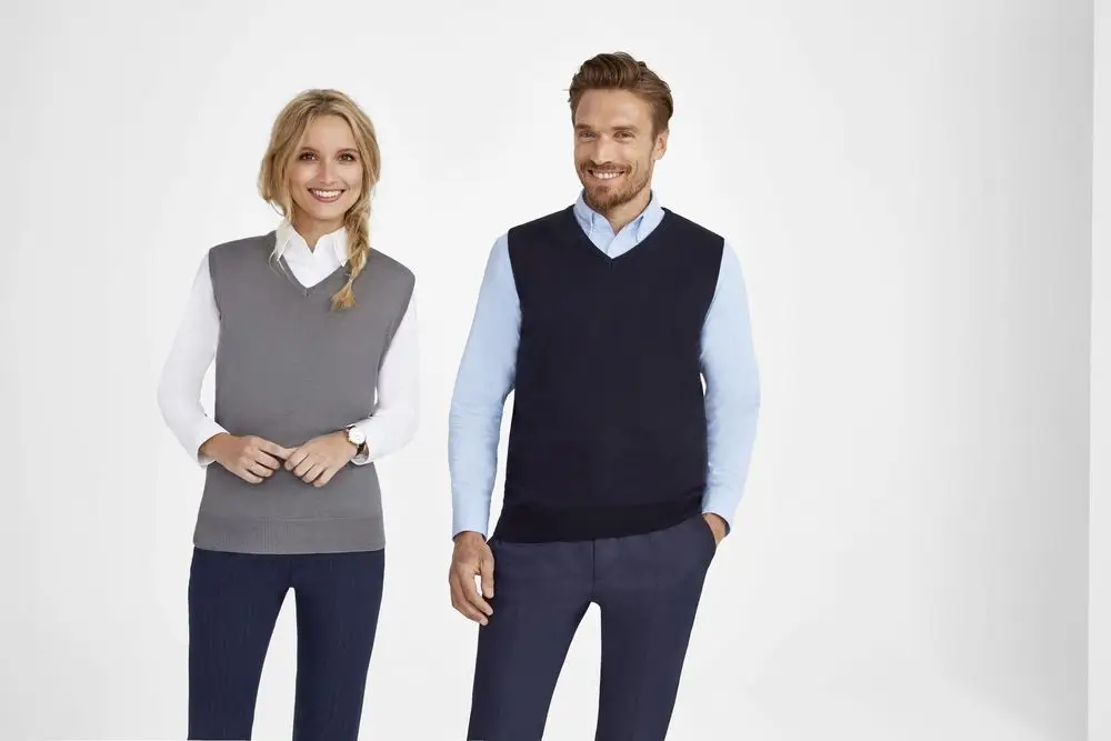 Жилет унисекс Gentlemen черный, размер XXs Жилет унисекс Gentlemen черный, размер XXs