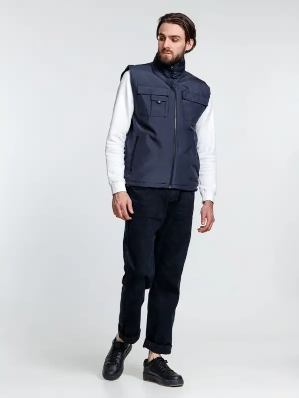 Жилет мужской Stokholm, темно-синий, размер L