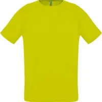 Футболка унисекс Sporty 140 желтый неон, размер XS