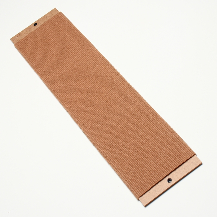 Когтеточка с пропиткой Когтеточка с пропиткой "Пижон", ДВП ковролин, 60 х 15 см, бежевая