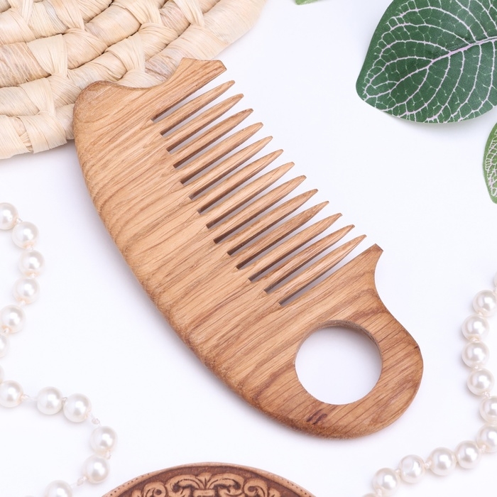 Гребень, 12 см, бук