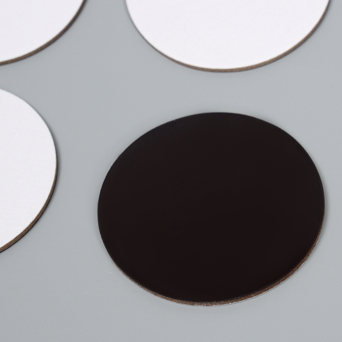 Набор холстов на магните &laquo;Круг&raquo;, 7,5 см, 4 шт