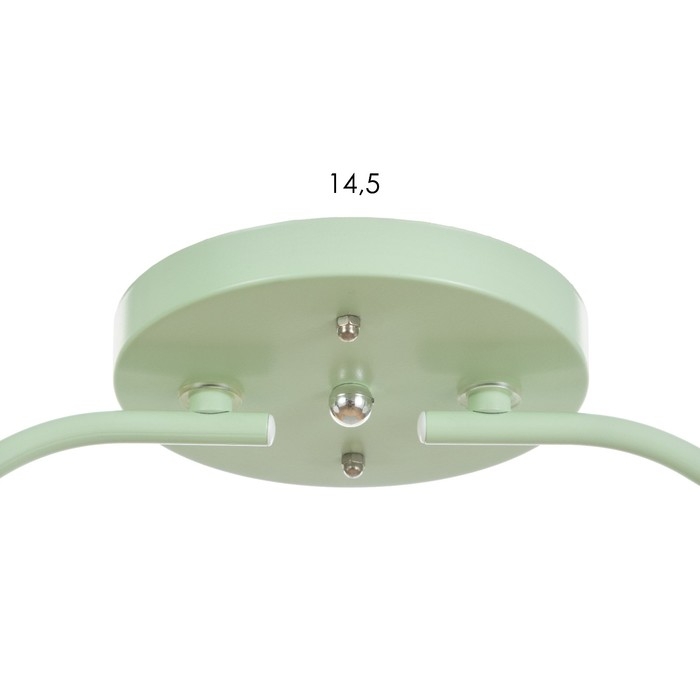Люстра Люстра "Онлайн" (цил.) 2х15Вт Е27 МОДЕЛЬ:BR 00282 мятный 50х15х15см