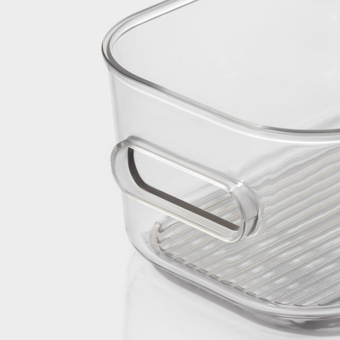 Контейнер для хранения LaDо́m, 14,5&times;9,5х6,3 см, цвет прозрачный