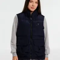 Жилет с подогревом Thermalli Zermatt темно-синий, размер M