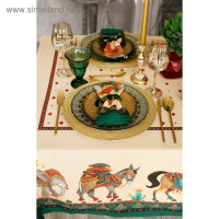 Набор столовый Этель &laquo;Нью-Дели&raquo;, скатерть 220х150 см, салф. 40х40 см-12шт, 100% хл