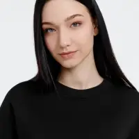 Свитшот оверсайз унисекс True Self, черный, размер M