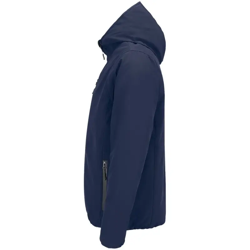 Куртка софтшелл с капюшоном мужская Falcon Men, синяя, размер S