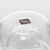 Кружка стеклянная с двойными стенками Magistro &laquo;Дуо&raquo;, 80 мл, 9&times;7&times;6,3 см