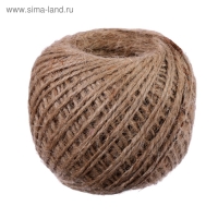 Шпагат джутовый банковский 100 м х 1,5 мм, deVENTE, 90 г, полированный, термоусадочная плёнка Шпагат джутовый банковский 100 м х 1,5 мм, deVENTE, 90 г, полированный, термоусадочная плёнка