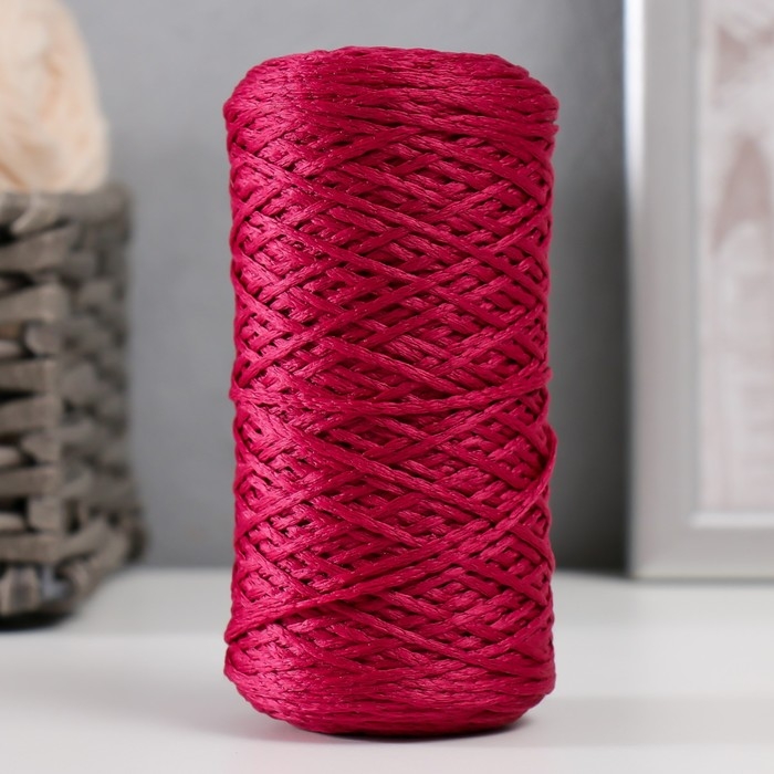 Шнур для вязания 100% полиэфир 1мм 200м/75&plusmn;10гр (28-слива)