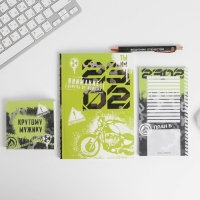 Подарочный набор &laquo;Защитник отечества&raquo;: Ежедневник А5, 80 л., термостакан, ручка, планинг 50 л., блок для записей 100 л.