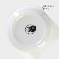 Набор фарфоровый для специй BellaTenero &laquo;Кракле&raquo;, 3 предмета: солонка 100 мл, перечница 100 мл, сахарница с ложкой 350 мл, цвет белый