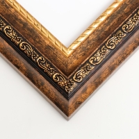 Фоторамка пластик "МИРАМ" 40х50 см, состаренное золото (пластиковый экран) Фоторамка пластик "МИРАМ" 40х50 см, состаренное золото (пластиковый экран)